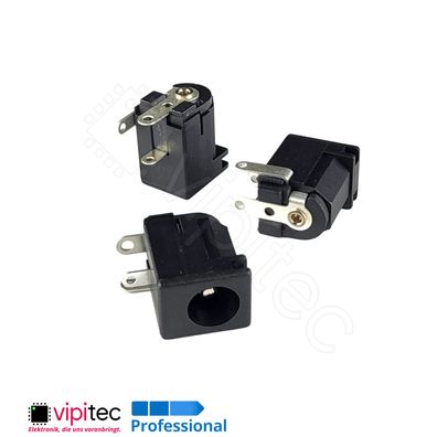 DC-005A-2.5A DC Buchse für 5,5x2,5 Hohlstecker THT 6,4x2,5 30V 0,5A Barrel Jack