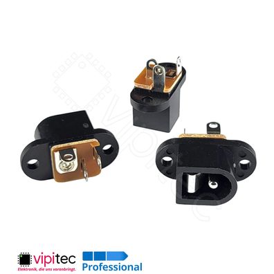 DC-016-2.0A DC Buchse 5,5x2,1 Hohlstecker Lötfahne 6,6x2 30V 0,5A Barrel Jack