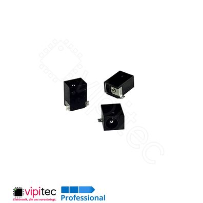DC-047-1.3A DC Buchse für 3,5x1,35 Hohlstecker SMD 3,7x1,3 30V 0,5A Barrel Jack