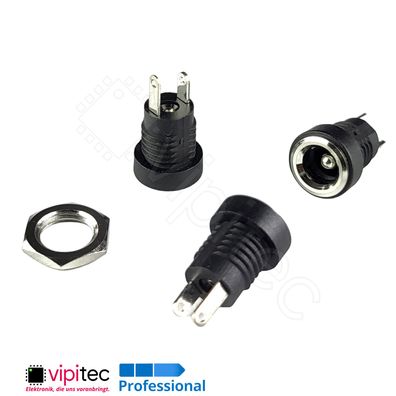 DC-196-2.5A DC Buchse für 5,5x2,5 Stecker Lötfahne 5,60x2,5 30V 2A Barrel Jack