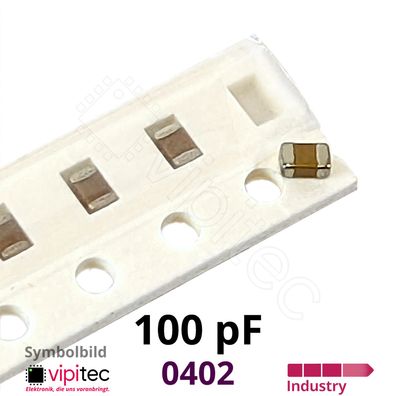 100 pF 0402 SMD-Keramikkondensatoren | 10% 50V 125°C X7R 100pF Kerko