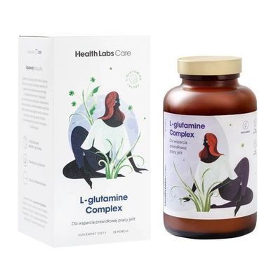 GesundLabs L-Glutamin Komplex mit Aloe, 210g