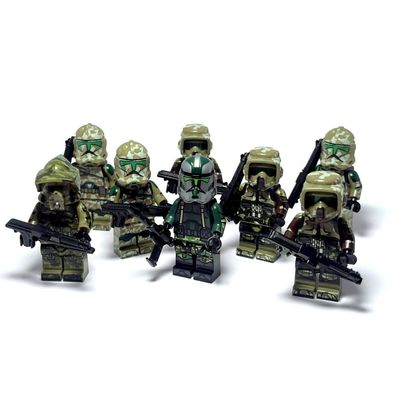Kashyyyk Clone Trooper Commander Gree Custom Minifiguren Yoda 41st Elite Corps