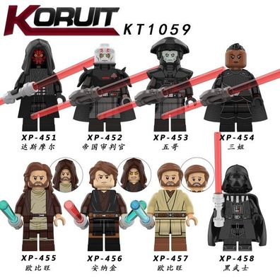 Lego Darth Vader Maul Obi Wan Anakin Skywalker Minifiguren Jedi Star Wars Bausteine