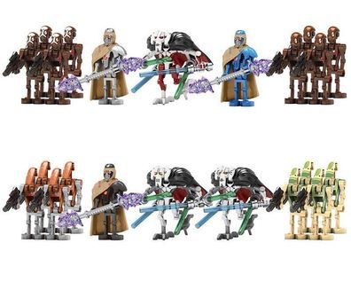 10x General Grievous Magna Guard Soldat Lego Minifigur Jedi Star Wars Bausteine