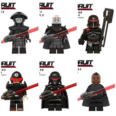 Custom Lego 5. Bruder Schwestern Inquisitoren Stormtrooper Minifiguren Star Wars 6