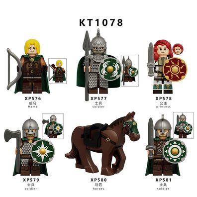 Herr der Ringe Hobbit Elfe Haldir Armee Custom Lego Mini Figur Held Spielzeug Modell