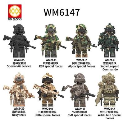 Call Of Duty Videospiel Custom Lego Mini Figur x 8 Soldaten Held Spielzeug Modelle