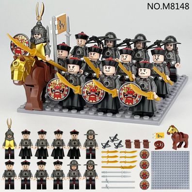 Castle Knights Samurai Spiel Lego Mini Figur 12 Soldaten Held Spielzeug Modelle