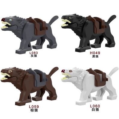 Herr der Ringe Hobbit Wolf Wargs Armee Lego Mini Figur Held Spielzeug Modell