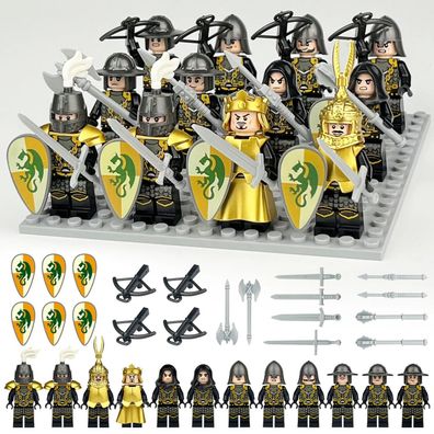 Castle Knights Videospiel Custom Lego Mini Figur x 12 Soldaten Held Spielzeug Modelle