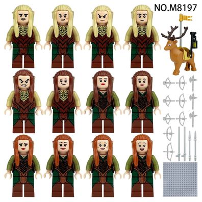 Herr der Ringe Hobbit Elfe Legolas Armee Custom Lego Mini Figur Held Spielzeug Modell