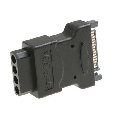 Q10 SATA zu 4pin Molex Adapter 15pin Stecker zu 4pin Buchse Netzteiladapter PC Lüfter