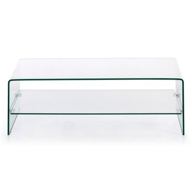 Couchtisch Burano aus Glas 110 x 55 cm Rechteckig