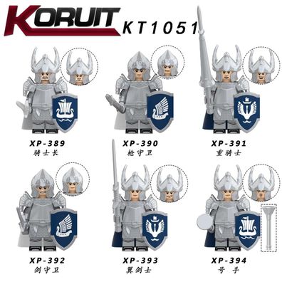 Herr der Ringe Hobbit Dol Amroth Armee Custom Lego Mini Figur Held Spielzeug Modell