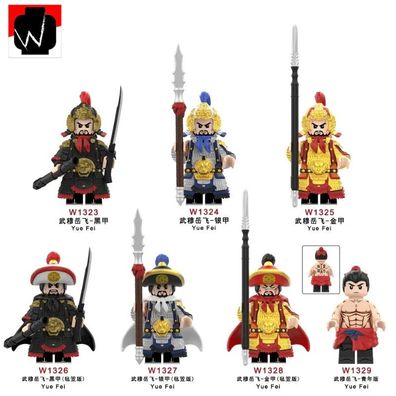 Castle Knights Samurai Lego Mini Figur Soldaten Held Spielzeug Drei Konigreiche