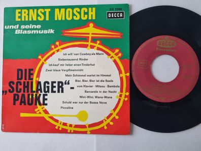 Ernst Mosch Und Seine Blasmusik - Die "Schlager"-Pauke 7'' Vinyl EP Germany