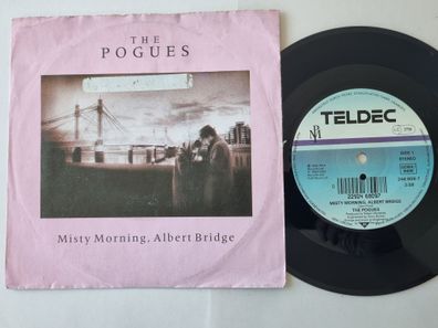The Pogues - Misty Morning, Albert Bridge 7'' Vinyl Germany