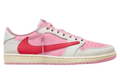 Nike Air Jordan 1 Retro Low OG SP Travis Scott Sail Tropical Pink