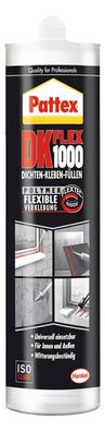 Walraven Dichtstoff Pattex DK Flex 1000 zum Kleben u. Abdichten weiss 390ml