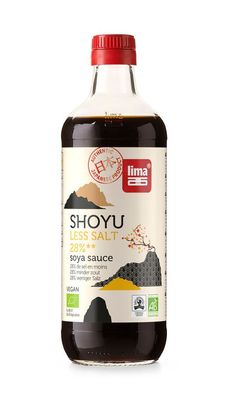 3x Lima Shoyu Mild 28% weniger Salz 500ml