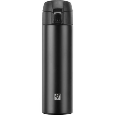 Zwilling Thermobecher 450 ml Edelstahl Isolierbecher Schwarz Auslaufsicher