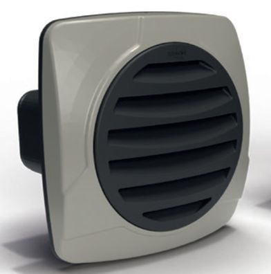 Außengitter Ø 125mm Lüftungsgitter Magnet-Rückstauklappe Abluft Dunstabzug Küche