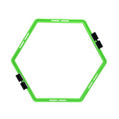 HMS SKR06 Koordinationsringe 6 Stück hexagonal für Schnelligkeit und Reflextraining