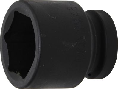 Kraft-Steckschlüssel-Einsatz Sechskant | Antrieb Innenvierkant 25 mm (1") | SW 46
