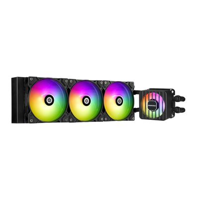 Liqmaxflo 360mm CPU Wasserkéhlung AIO ARGB LGA1700 AM5 schwarz