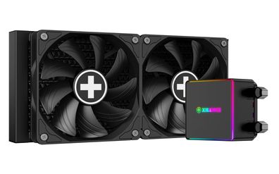 240mm AiO Wasserkéhlung AM5 AM4 LGA1700 300W TDP schwarz