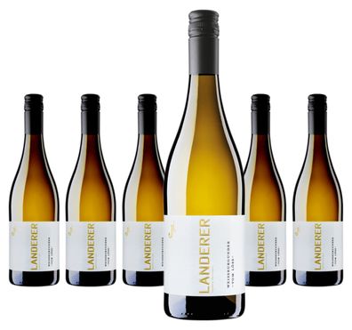 6 x Landerer Kaiserstühler Weissburgunder Qualitätswein trocken – 2025