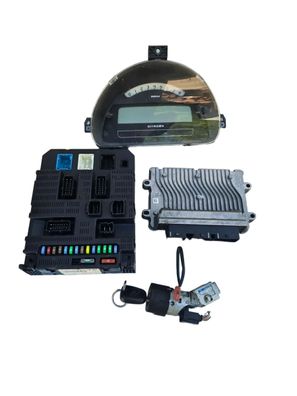 Motorsteuergerät Set SW9663306680 Citroen C3 (FC) 1.4 54kW 73PS