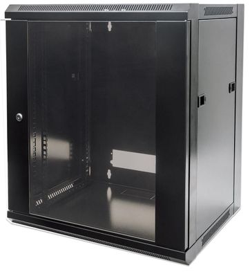 Intellinet 711937 Intellinet Wandverteiler 15HE 570x450mm schwarz, nmontiert