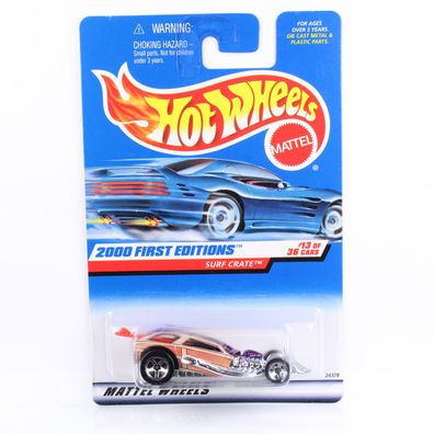 Hot Wheels 2000 - BLUE CARD Collector - SURF CRATE - First Editions