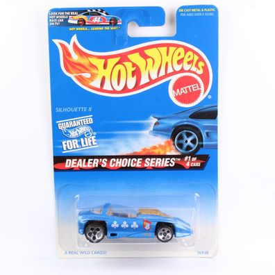 Hot Wheels 1997 - BLUE CARD Collector - Silhouette 2 - DEALER´S CHOICE