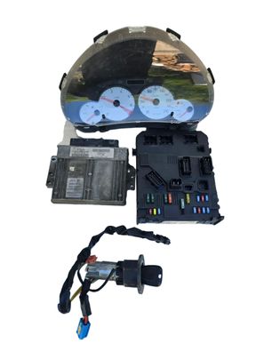 Peugeot 206 1.4 HDI Motorsteuergerät Steuergerät Set 9656972680