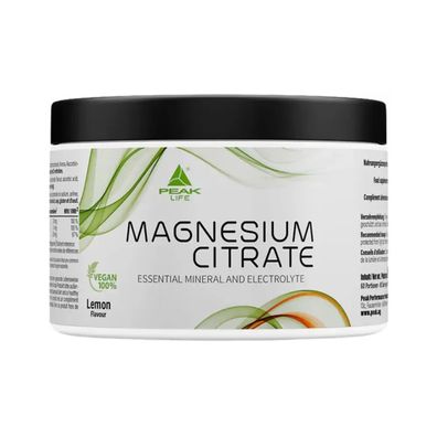 Peak Magnesium Citrate (240g) Lemon