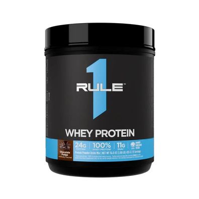 Rule1 R1 Whey Protein (1lb) Chocolate Fudge