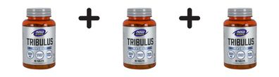 3 x Now Foods Tribulus 1000mg (90)