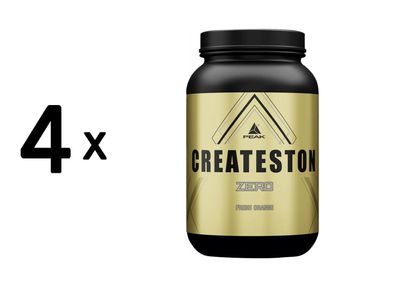 4 x Peak Createston Zero (1560g) Fresh Orange