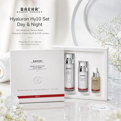 BAEHR Beauty Concept Hyaluron Hy10 Set Day & Night MED 3-teilig 110 ml