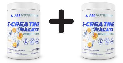 2 x Allnutrition 3-Creatine Malate, Orange - 500g