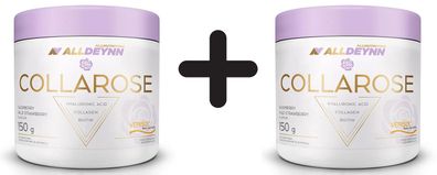 2 x Allnutrition AllDeynn Collarose, Raspberry Wild Strawberry - 150g