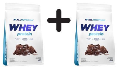 2 x Allnutrition Isolate Protein, Chocolate - 908g