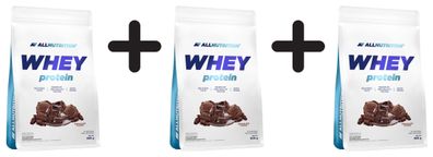 3 x Allnutrition Isolate Protein, Chocolate - 908g