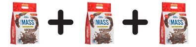 3 x Applied Nutrition Critical Mass - Original, Chocolate - 6000g