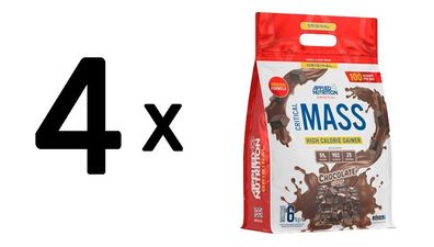 4 x Applied Nutrition Critical Mass - Original, Chocolate - 6000g