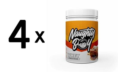 4 x Naughty Boy Advanced Whey, Sticky Toffee Pudding - 900g
