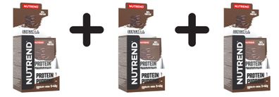 3 x Nutrend Protein Pudding, Chocolate + Cocoa - 5 x 40g